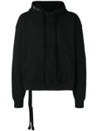 Unravel Project Boxy Cropped Hoodie - Black