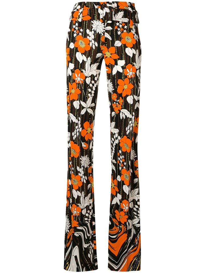 Prada Floral Print Palazzo Pants - Multicolour