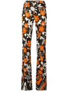 Prada Floral Print Palazzo Pants - Multicolour