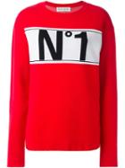 Être Cécile No1 Boyfriend Knit Sweater, Women's, Size: Xs, Red, Nylon/polyester/viscose/cashmere