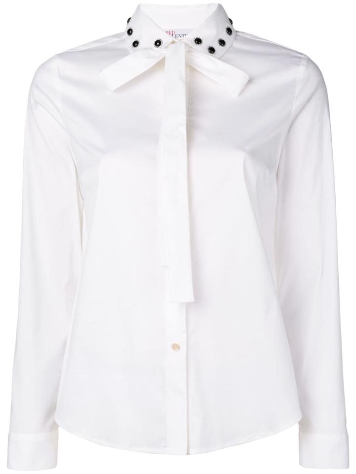 Red Valentino Embellished Collar Shirt - White