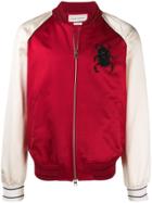 Alexander Mcqueen Beetle Embroidered Bomber Jacket