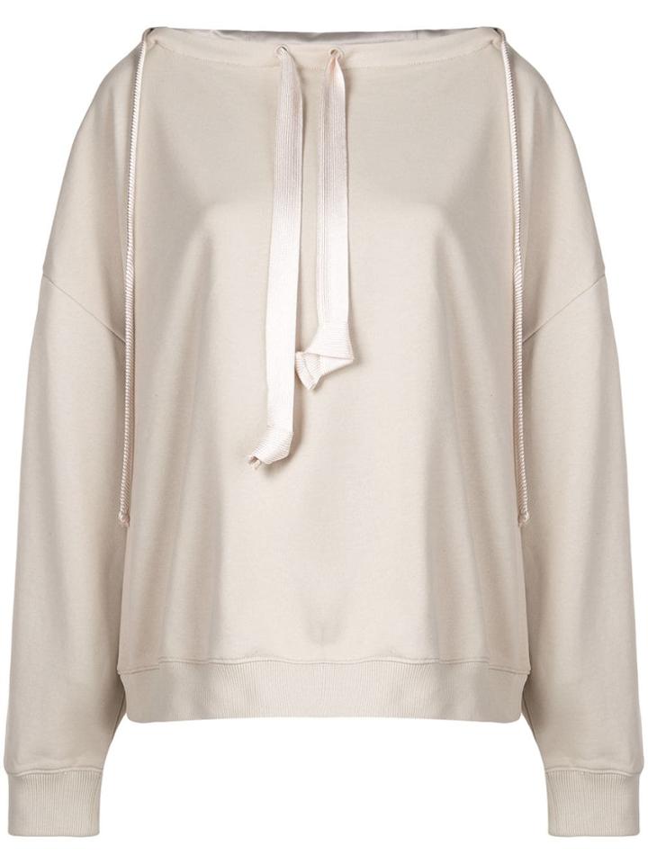 Dorothee Schumacher Drawstring Hoodie - Neutrals