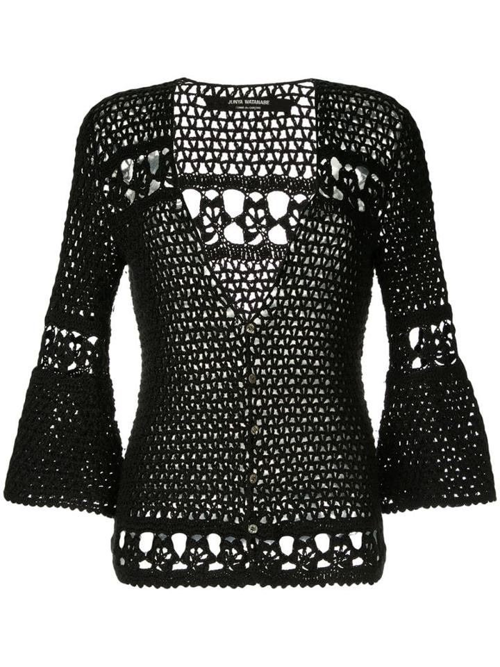 Junya Watanabe Comme Des Garçons Pre-owned Loose Crochet Cardigan -