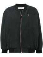 See By Chloé Sateen Finish Bomber Jacket - Black