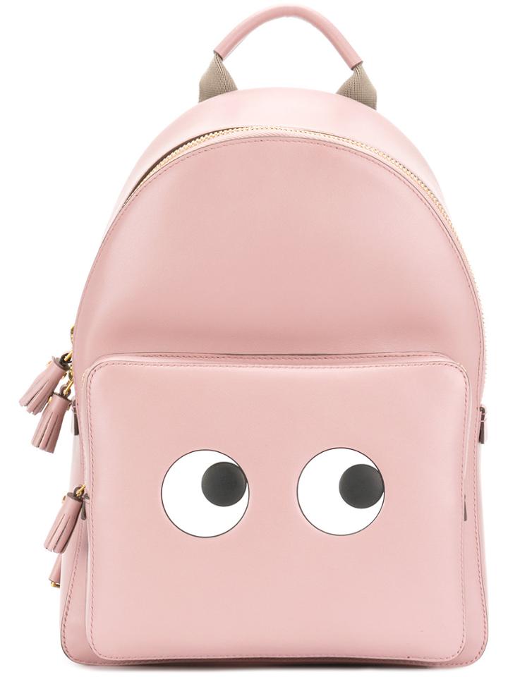 Anya Hindmarch Eyes Backpack - Pink & Purple