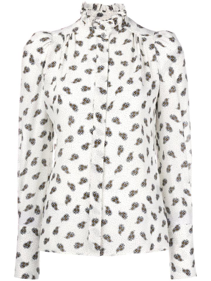 Isabel Marant Longsleeved Loose Blouse - White