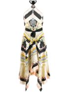 Temperley London Obelisk Halter Neck Dress - Neutrals