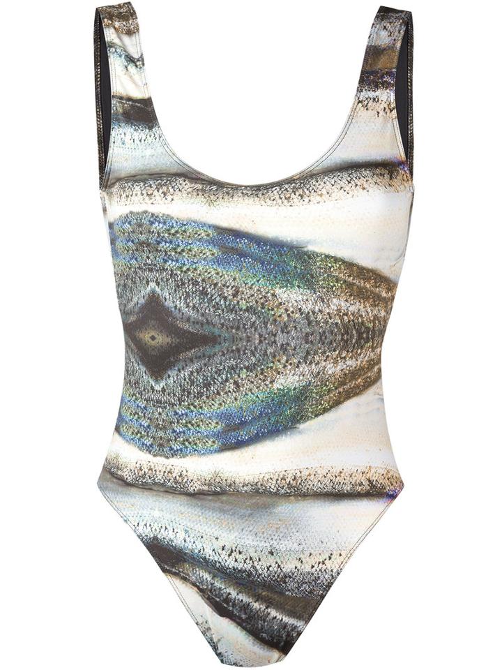 Mona - 'maillot' One-piece Swimsuit - Women - Polyester/spandex/elastane - M, Green, Polyester/spandex/elastane
