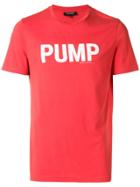 Ron Dorff Pump Slogan T-shirt - Red