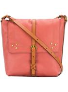 Jérôme Dreyfuss Tony Shoulder Bag - Pink & Purple