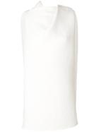 Rick Owens Textured Mini Dress - White