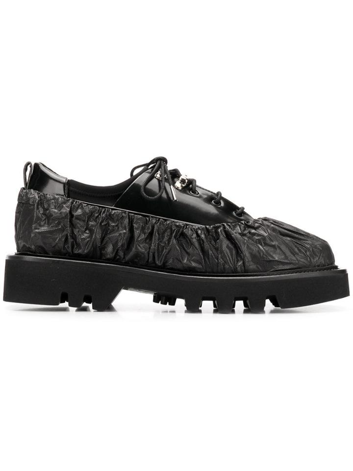 Rombaut Plastic Bag Oxford Shoes - Black