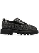 Rombaut Plastic Bag Oxford Shoes - Black