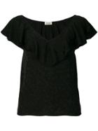 Zadig & Voltaire Teen Jac Leo Top - Black