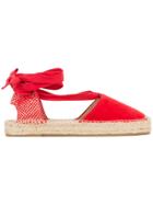 Soludos Red Suede Espadrilles