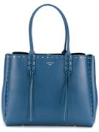 Lanvin Small Studded Shopper - Blue