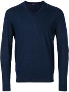 Hackett V-neck Sweater - Blue