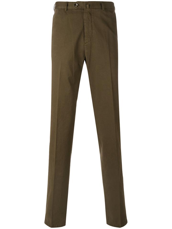 Loro Piana Straight Pleated Trousers - Brown