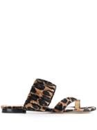 Chloe Gosselin Flat Sandals - Brown