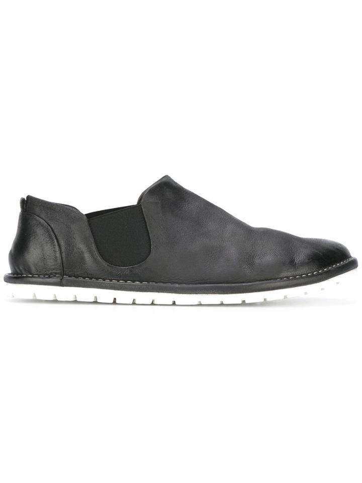 Marsèll Ridged Sole Loafers - Black