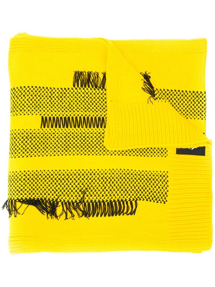 Y-3 Knit Scarf - Yellow & Orange