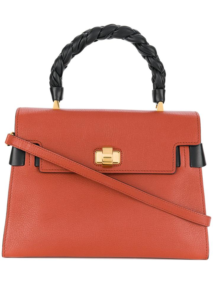 Miu Miu Miu Click Tote Bag - Yellow & Orange