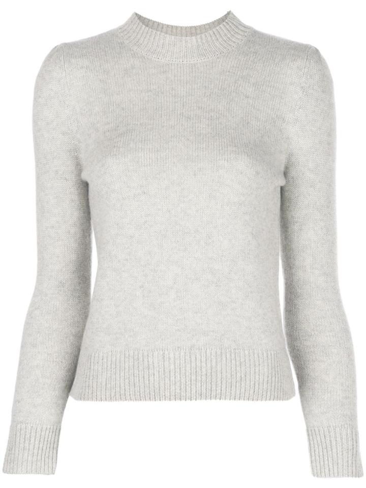 Co Cashmere Round Neck Jumper - Neutrals