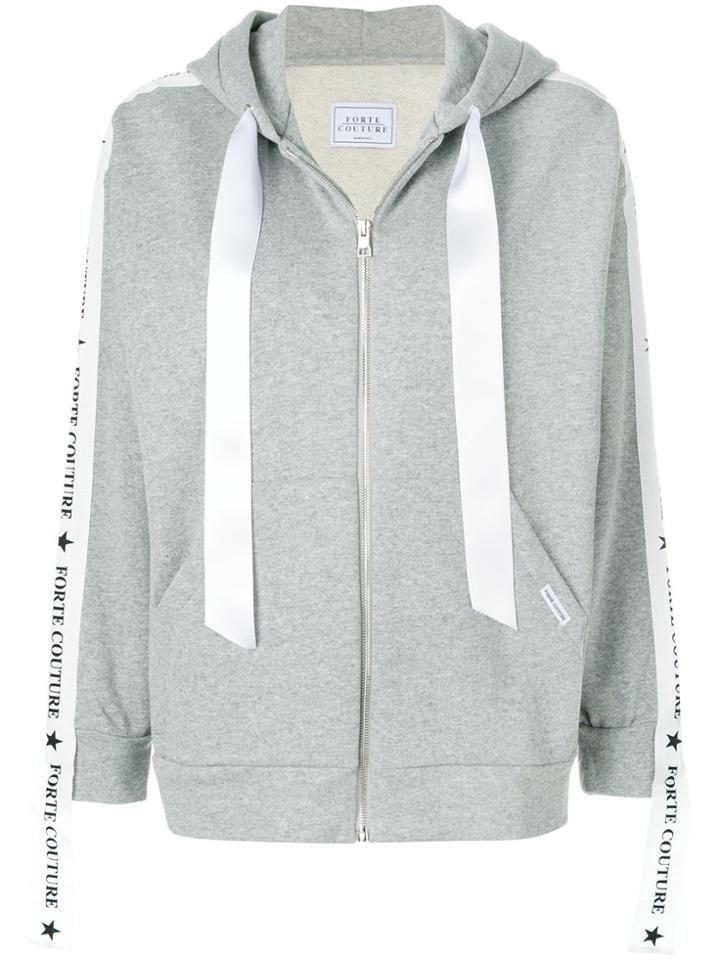 Forte Couture Vivian Hooded Jacket - Grey