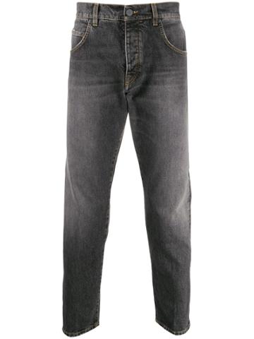 Two Denim Straight-leg Jeans - Grey
