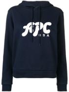 A.p.c. Hooded Sweatshirt - Blue