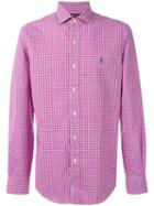 Polo Ralph Lauren - Checked Shirt - Men - Cotton - L, Pink/purple, Cotton