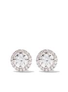 De Beers 18kt White Gold My First De Beers Aura Diamond Stud Earrings