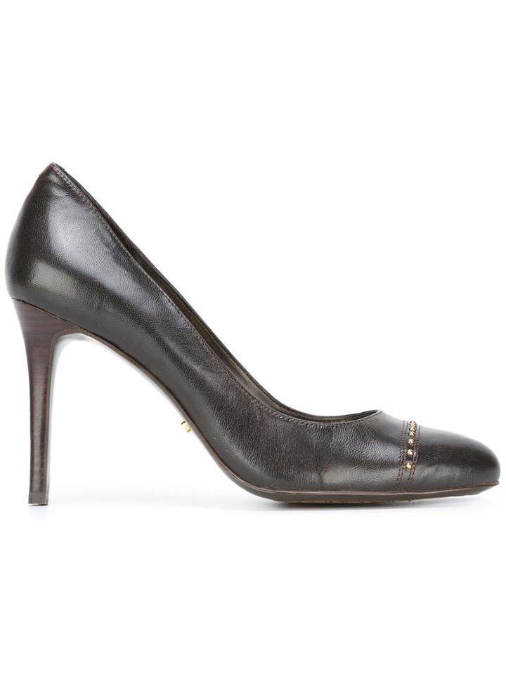 Lauren Ralph Lauren Almond Toe Pumps - Brown