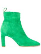Santoni Zipped Ankle Boots - Green