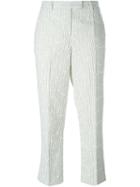 3.1 Phillip Lim Bouclé Cropped Trousers, Women's, Size: 8, Nude/neutrals, Silk/cotton/acrylic/polyester