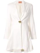 Maggie Marilyn Ivory Mtch Falling For You Pleat Side Brooch - White