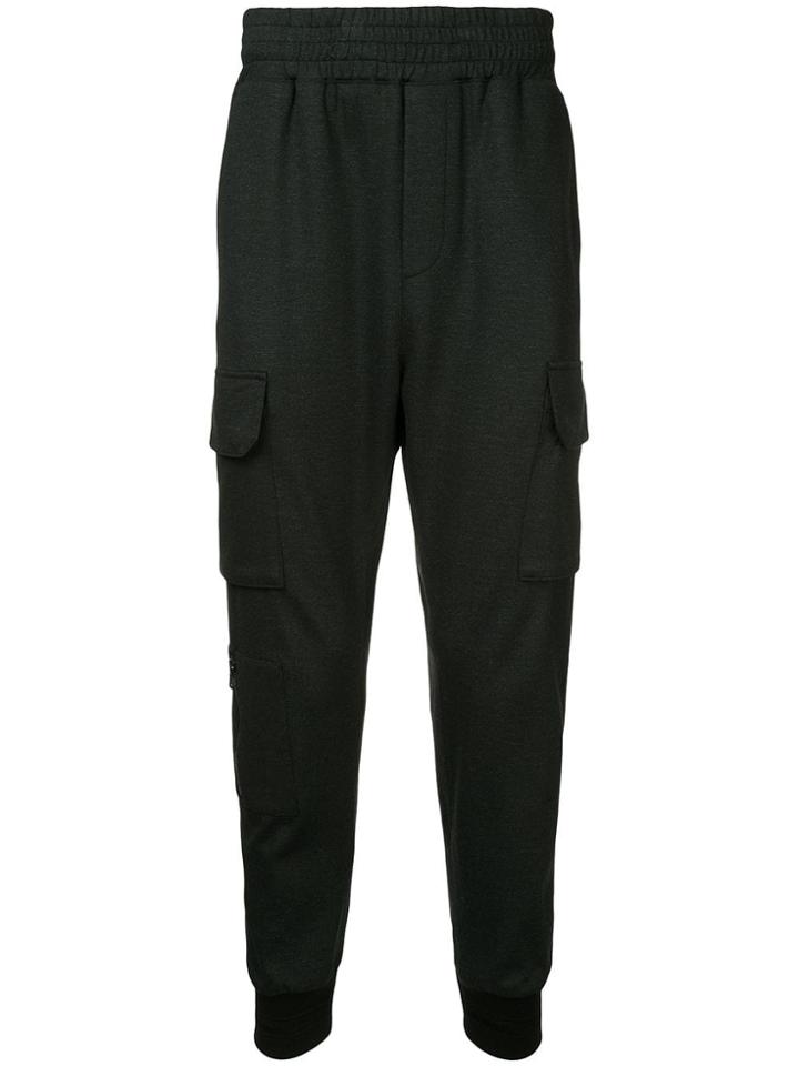 Wooyoungmi Tapered Cargo Trousers - Black