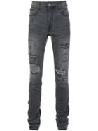 Amiri 'shotgun' Skinny Jeans, Men's, Size: 32, Grey, Cotton/spandex/elastane