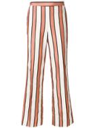 L'autre Chose Striped Trousers - Yellow & Orange
