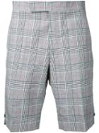 Thom Browne - Checked Shorts - Men - Cotton - 2, Grey, Cotton