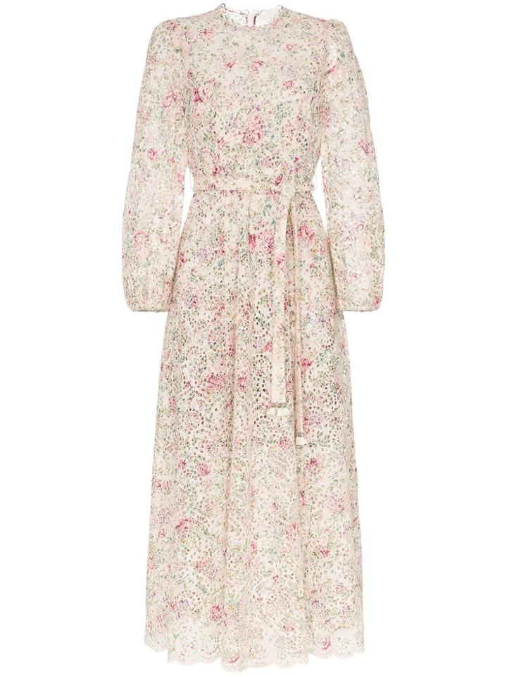 Zimmermann Honour Broderie Anglaise Dress - Multicolour