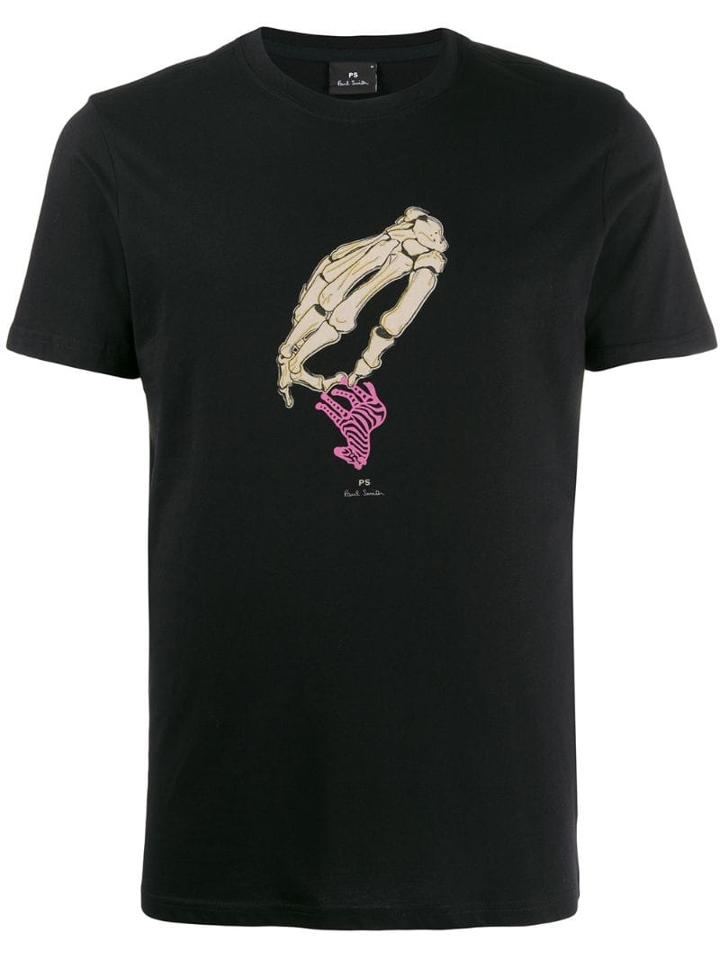 Ps Paul Smith Skeleton T-shirt - Black