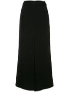 Bianca Spender Plisse Skirt - Black