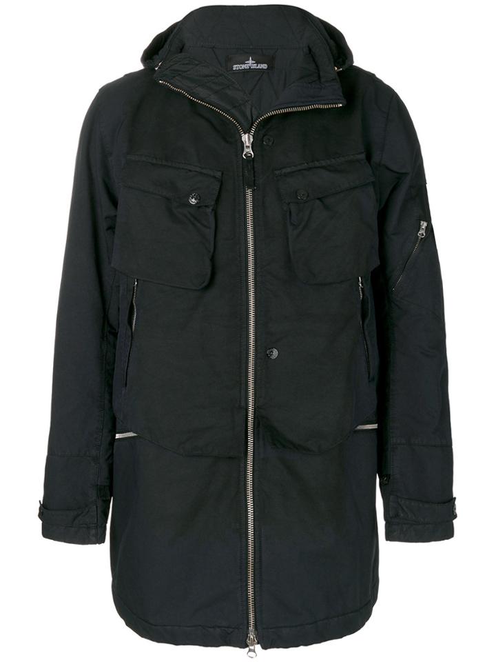 Stone Island Shadow Project David-tc Parka - Black