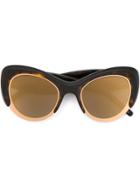 Pomellato Cat-eye Sunglasses - Brown