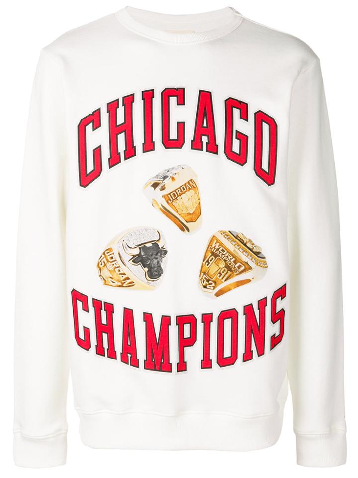 Ih Nom Uh Nit Logo Printed Sweatshirt - White
