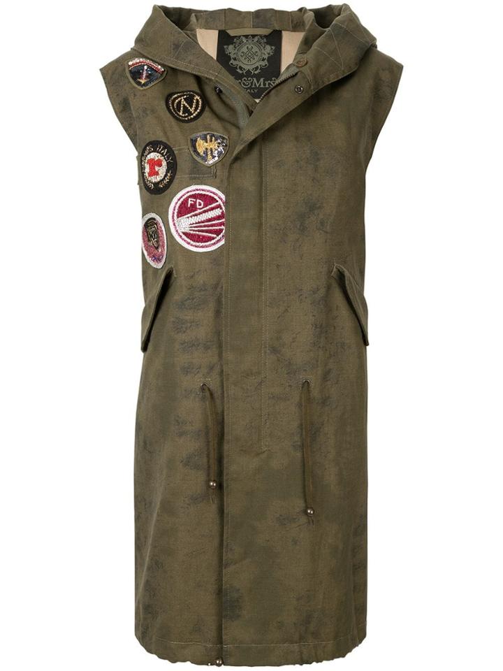 Mr & Mrs Italy Patchwork Waistcoat - Green