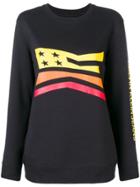 Calvin Klein Jeans Flag Print Sweatshirt - Black