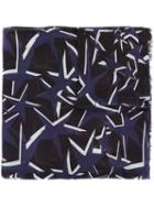 Paul & Joe Star Print Scarf, Men's, Black, Modal